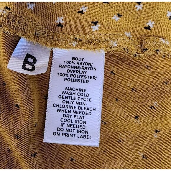 LOFT Women Polka Dots Yellow/White Sleeveless Blouse Size Small - Picture 8 of 8